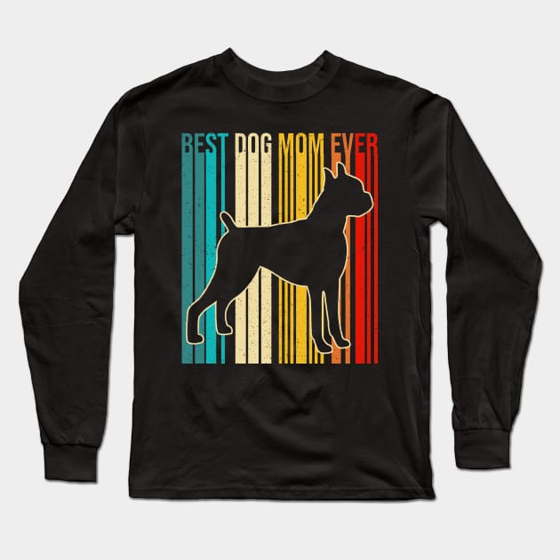 Womens Best Dog Mom Ever Boxer Mother's Day Gift T-Shirt Long Sleeve T-Shirt by maelotti22925